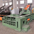 ნარჩენების ლითონების გადამუშავება Push-out Aluminium Baling Machine